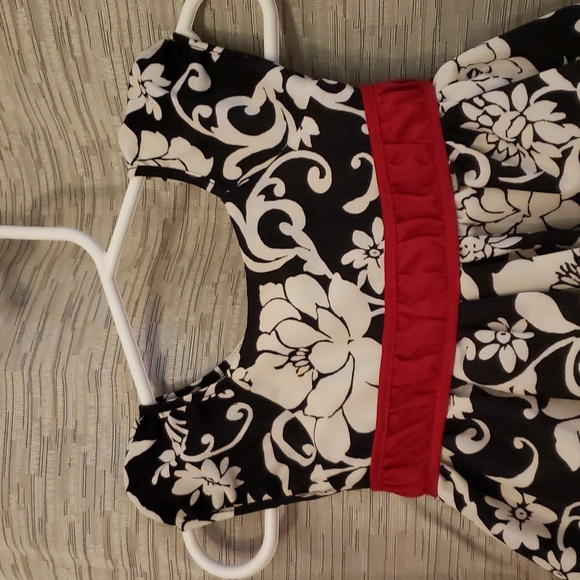 Jillian's Closet Sz 12mths Damask Dress - Picture 4 of 7